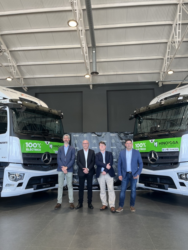 eActros vuelve a ser protagonista en el concesionario Mercedes-Benz Valdisa. Se ha realizado el mayor número de pedidos de vehículos industriales pesados eléctricos 100% de Europa